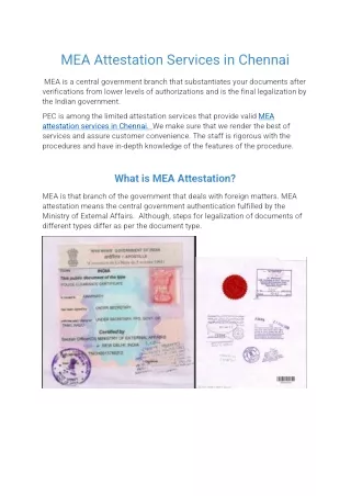 mea attestation services in chennai