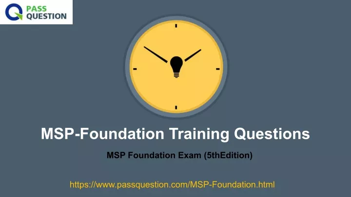 msp foundation training questions