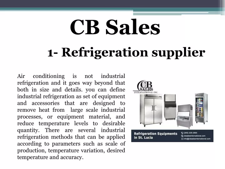 cb sales