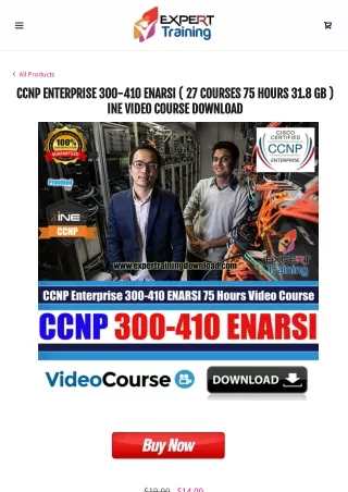 CCNP Enterprise 300-410 ENARSI ( 27 Courses 75 Hours 31.8 GB ) Video Course DOWNLOAD