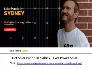 get solar panels in sydney ever power solar