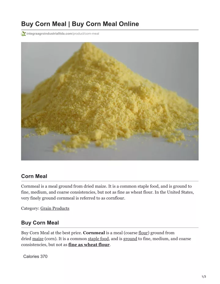 buy corn meal buy corn meal online