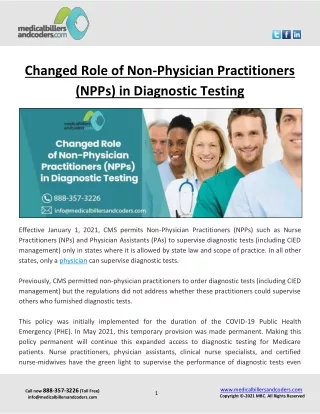 changed role of non physician practitioners npps