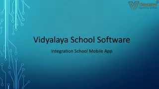 vidyalaya school software