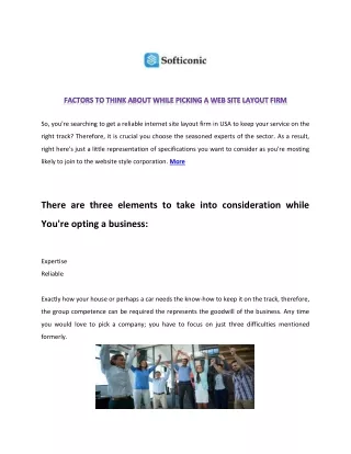 Web And Mobile App Development Company - Softiconic
