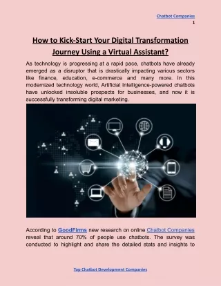 chatbot companies