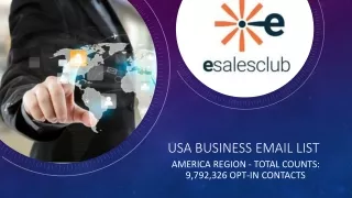 Buy updated B2B Email Lists in the USA
