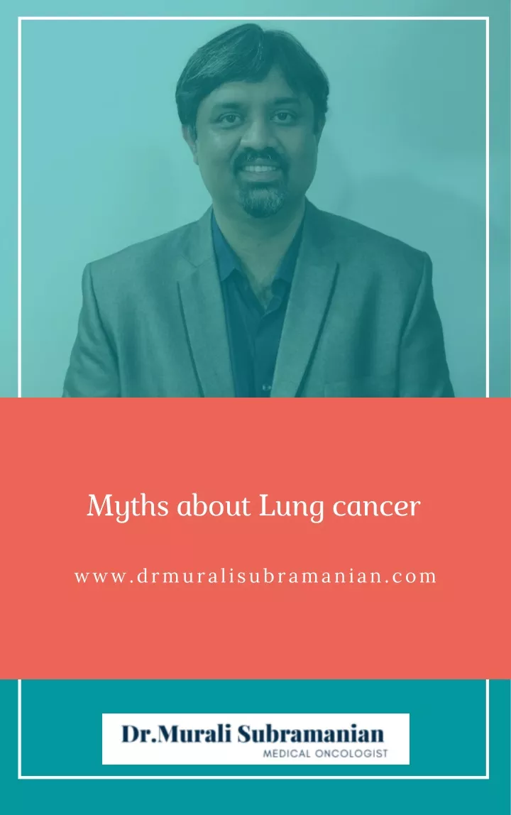 myths about lung cancer