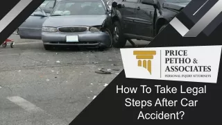 How To Take Legal Steps After Car Accident?