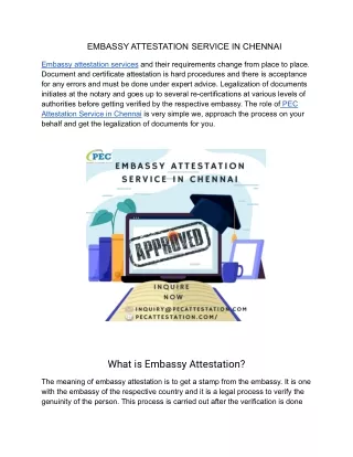 embassy attestation service in chennai