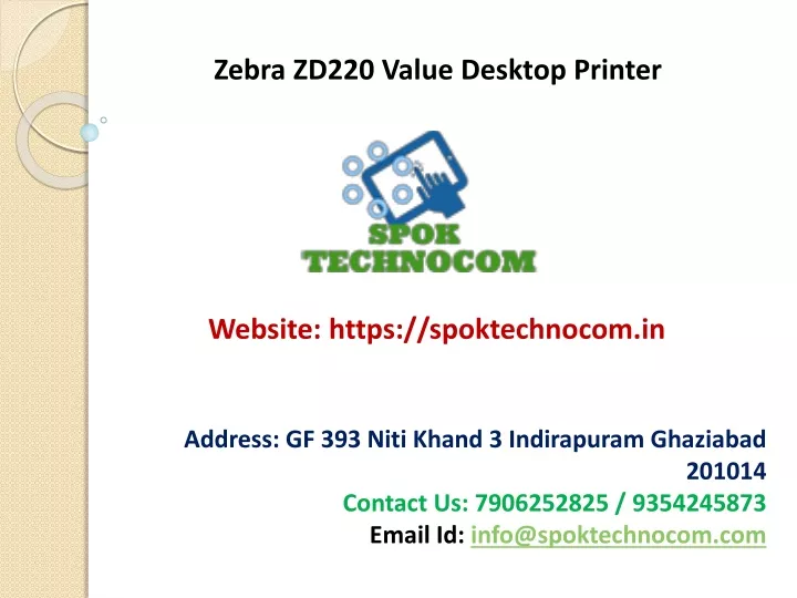 zebra zd220 value desktop printer