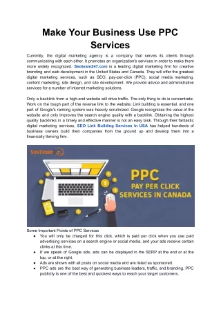 make your business use ppc services