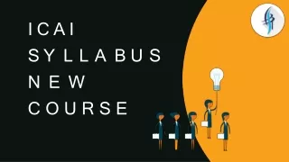 ICAI Syllabus New Course
