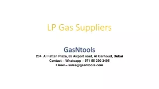 LP Gas Suppliers