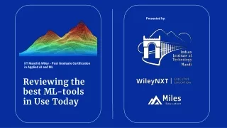 reviewing the best ml tools in use today