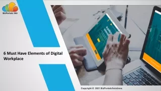 6 must have elements of digital workplace