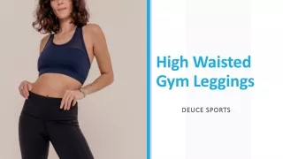 High Waisted Gym Leggings