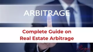 complete guide on real estate arbitrage