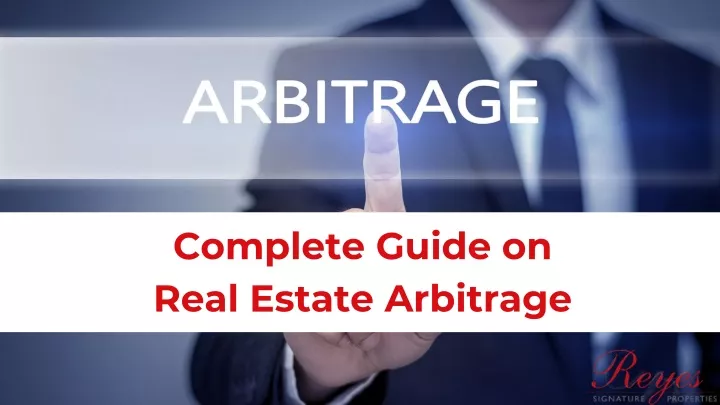 what is assignment arbitrage in real estate