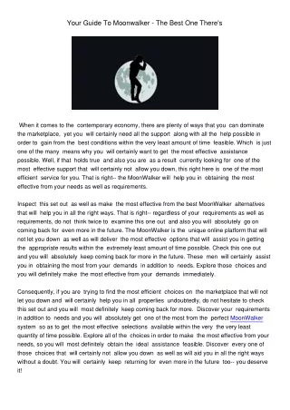 your guide to moonwalker the best one there s