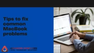 Tips to fix common MacBook problems