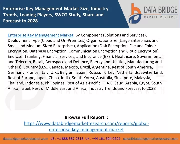enterprise key management market size industry