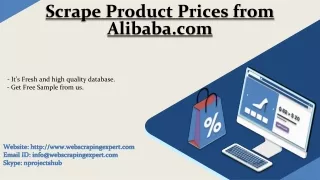 scrape product prices from alibaba com