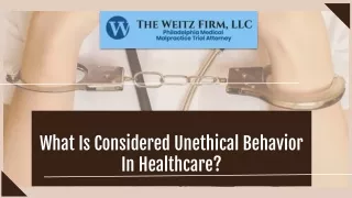 What Is Considered Unethical Behavior In Healthcare?