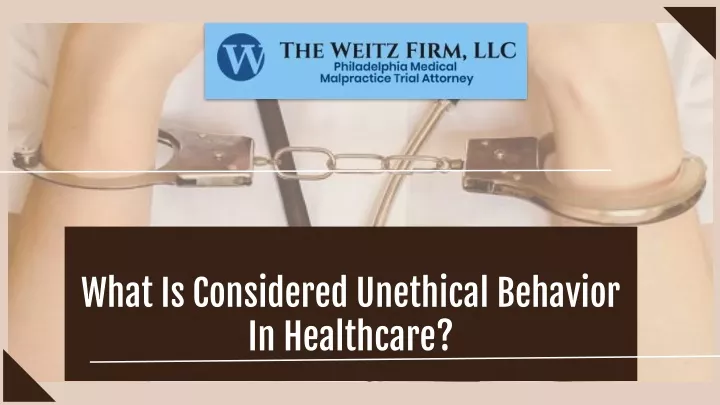 what is considered unethical behavior
