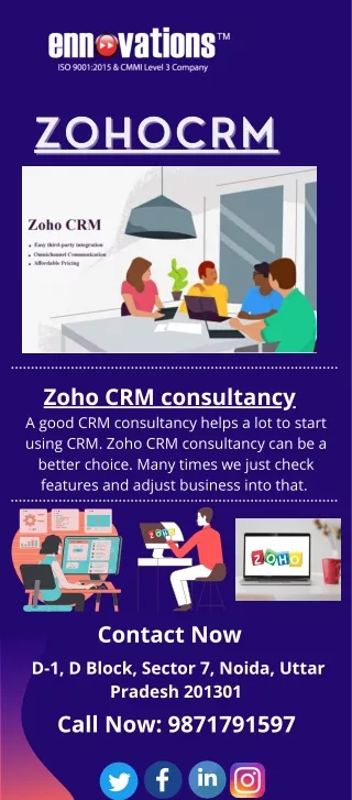 zoho crm consultancy