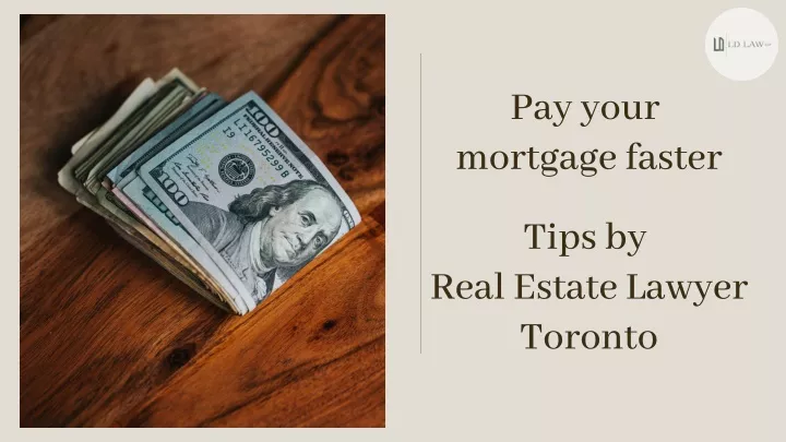 pay your mortgage faster