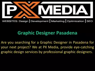 graphic designer pasadena
