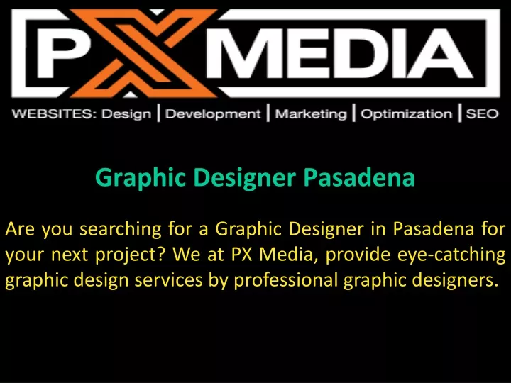 graphic designer pasadena