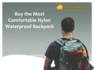 Nylon Waterproof Backpack