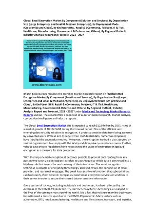 global email encryption market by component