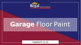 Regalpaint- Garage Floor Paint