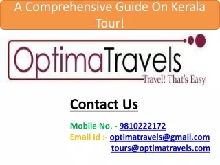 A Comprehensive Guide On Kerala Tour!