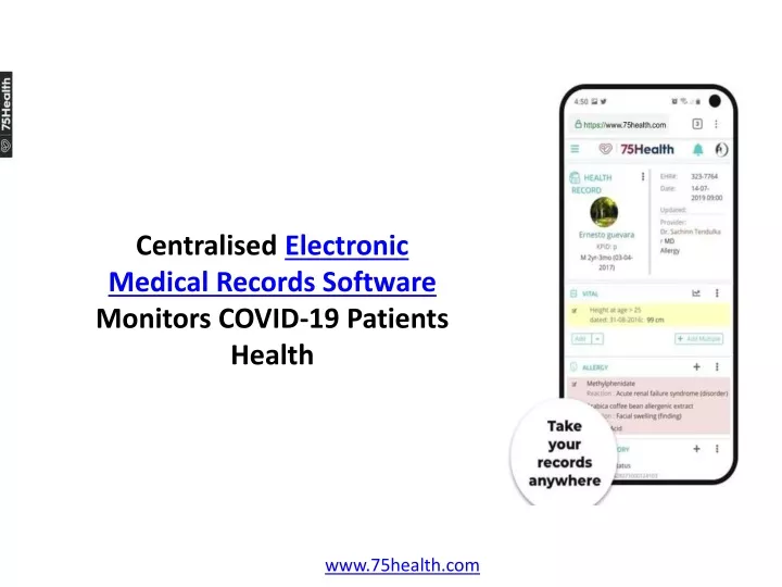 centralised electronic medical records software