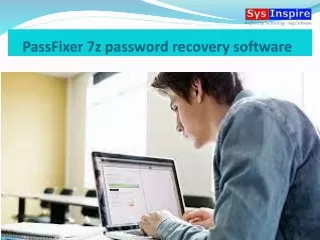 PassFixer 7z password recovery software