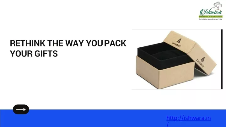 rethink the way you pack your gifts