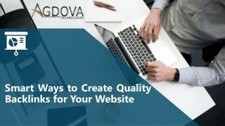 smart ways to create quality backlinks for your