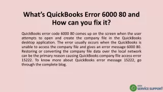 what s quickbooks error 6000 80 and how can you fix it