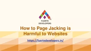 how to page jacking is harmful to websites