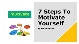 7 steps to motivate yourself