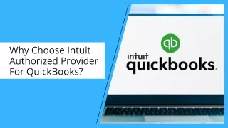 why choose intuit authorized provider