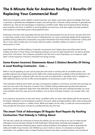 10 Things You Learned in Preschool That'll Help You With ENFINITY ROOFING