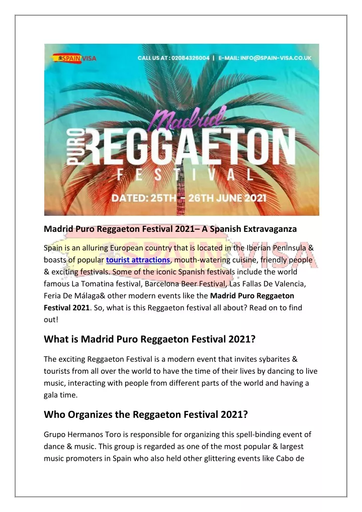 madrid puro reggaeton festival 2021 a spanish