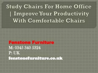 study chairs for home office improve your productivity with comfortable chairs