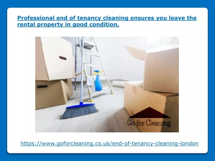 professional end of tenancy cleaning ensures