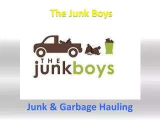 junk garbage hauling
